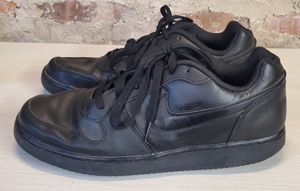 Nike Mens Court Borough Low 2 Sneakers US 10.5 Black Athletic Casual Shoes